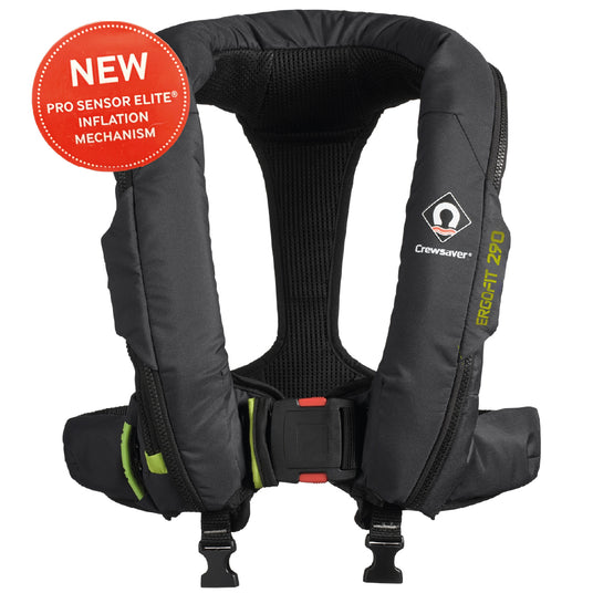 Crewsaver Ergofit 290 Automatik-Rettungsweste mit neuem Pro Sensor Elite Auslösemechanismus