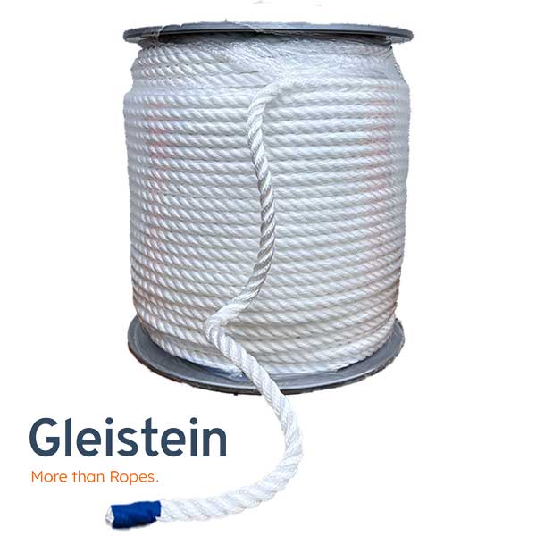 Gleistein, GeoTwist, GeoProp, Schleppleine, Manöverleine, Leichtgewicht, schwimmfähige Leine, 3-schäftig gedrehte , 3-kardelig, Festmacher, Tauwerk