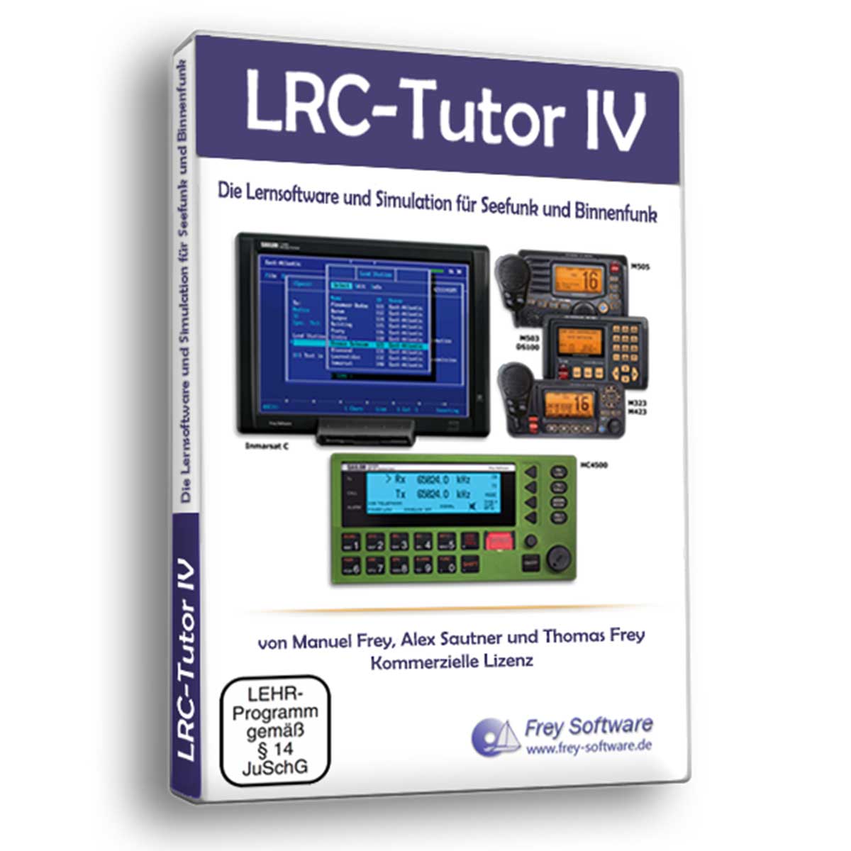 LRC, SRC, UBI, Lernsoftware, Short Range Certificate, Binnenfunkzeugnis, DSV, Deutscher Segler Verband,Prüfung, Vorbereitung, Theorie, Praxis, M423, M323, M505, M503, DS100, M330, UKW, Funksimulation,