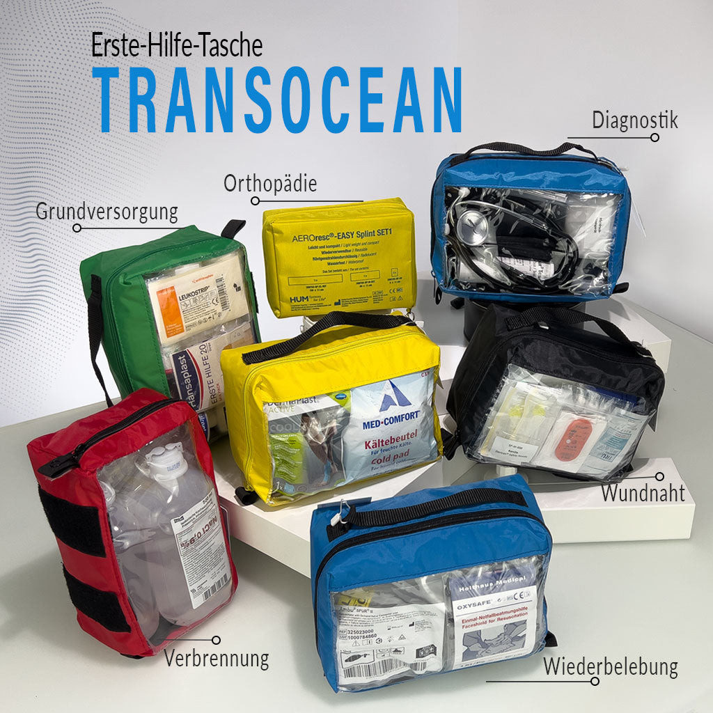 Erste-Hilfe Notfall-Tasche TRANSOCEAN
