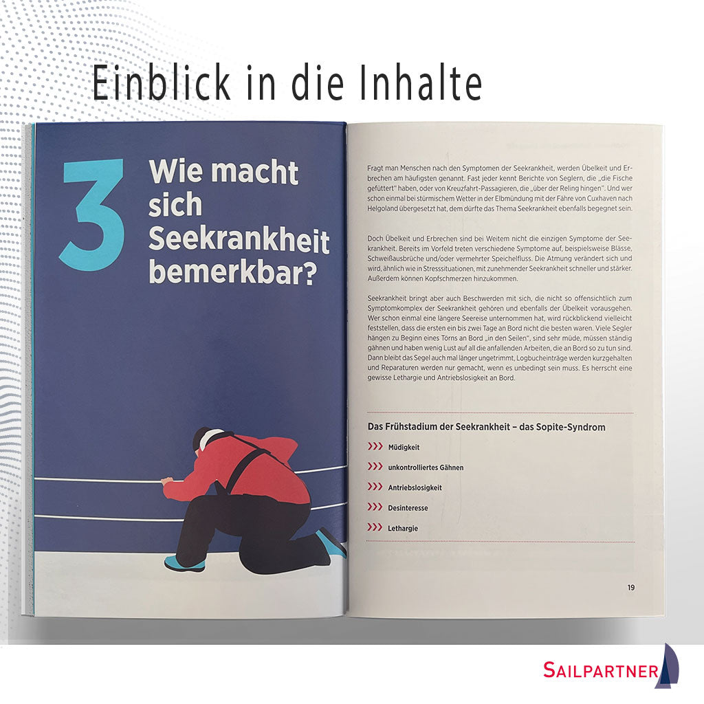 Wie macht sich Seekrankheit bemerkbar? Sönke Roever, bekannt von blauwasser.de, erklärt die typischen Symptome und erste Anzeichen auf See.