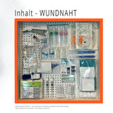 Single Pack Wundnaht – Erste-Hilfe-Set aus der TransOcean Tasche mit Nahtmaterial, Hautklammern & Infusionsbesteck für die Wundversorgung an Bord