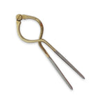 Einhandzirkel Messing - optional mit Segeltuch-Etui