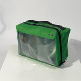 Grüne Modultasche von SAILPARTNER für die Organisation Ihrer Erste-Hilfe-Notfall-Tasche oder Notfallrucksack. Perfekt geeignet für Atlantiküberquerungen und die Atlantic Rally for Cruisers