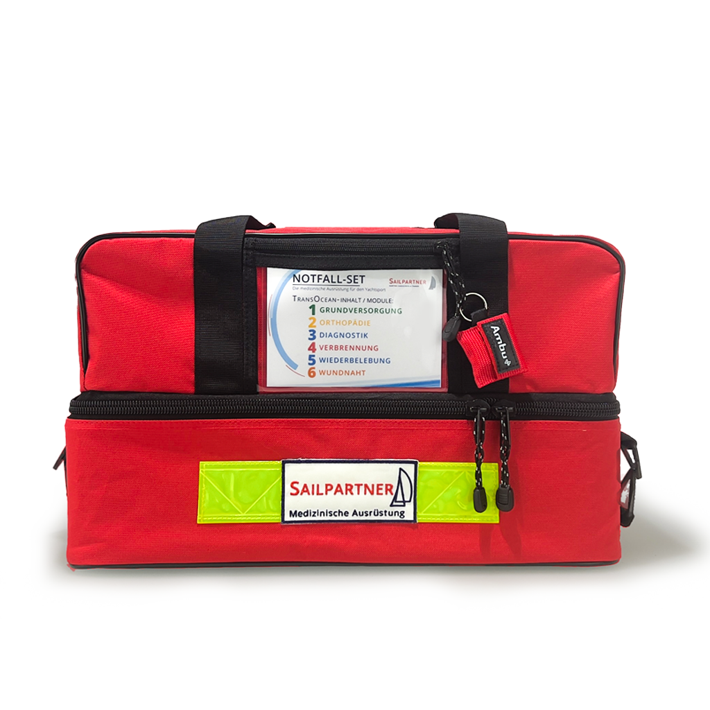 Medizinische Tasche für Segler: optimale Erste-Hilfe Ausrüstung für die Bordapotheke bei einer Weltumseglung. 