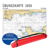 Übungskarte Ü 2656 für SSS und SHS mit Zeichenrolle, ideal für die DSV-Führerscheinausbildun