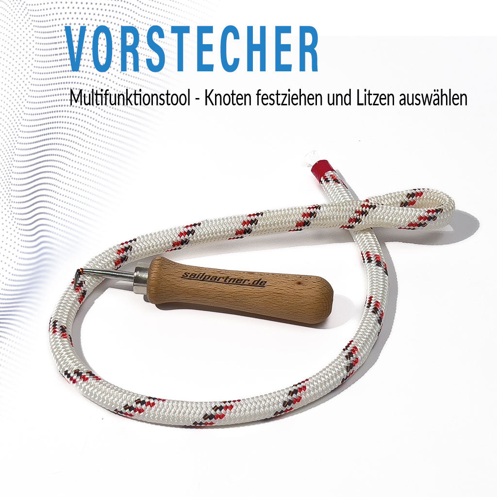 Vorstecher im Einsatz auf Kern-Mantel-Geflecht – Präzises Werkzeug als Alternative zum D-Splicer für Dyneema und Yachttauwer