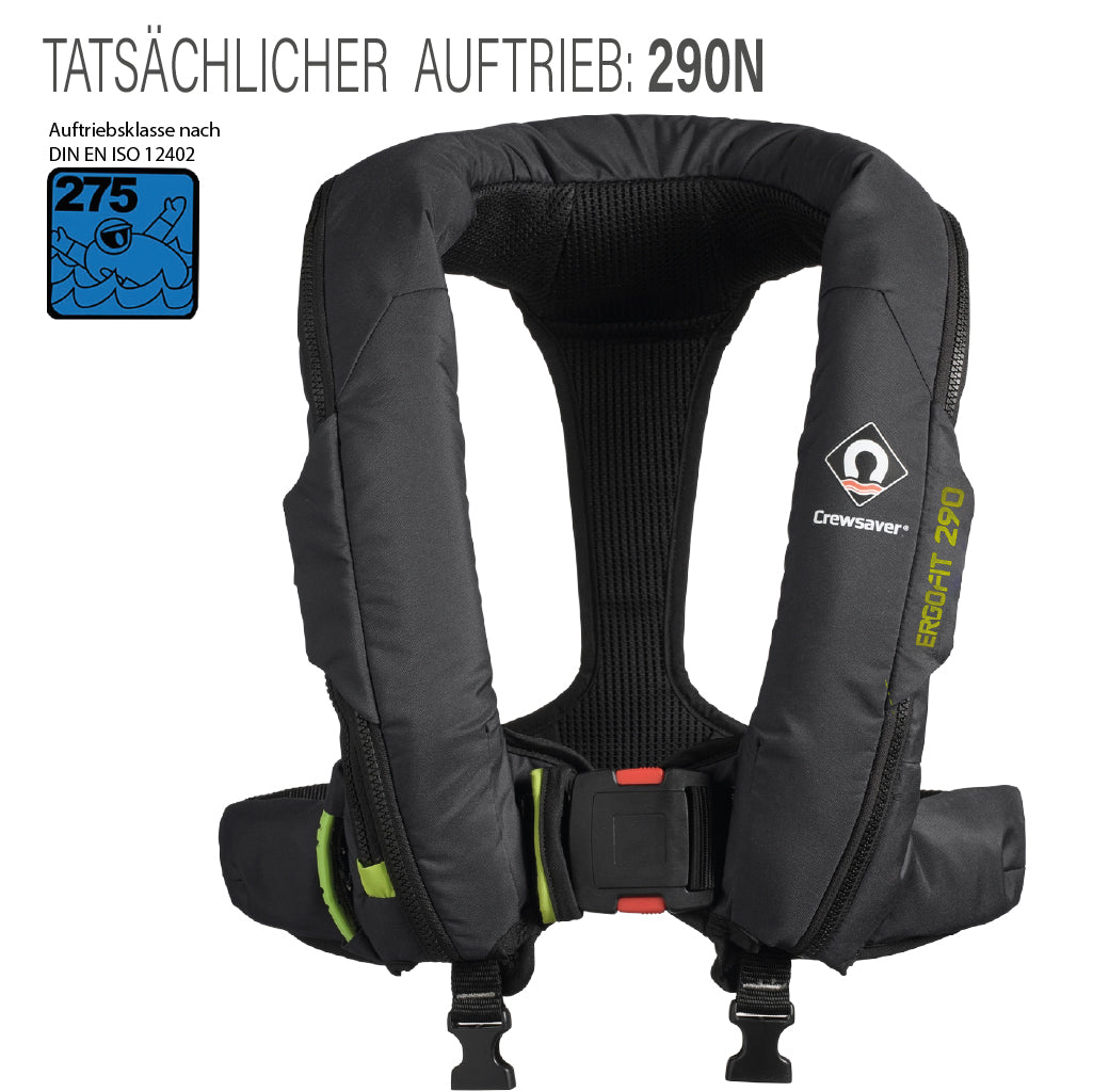 Crewsaver Ergofit 290 Rettungsweste 275N Klasse mit 290N tatsächlichem Auftrieb