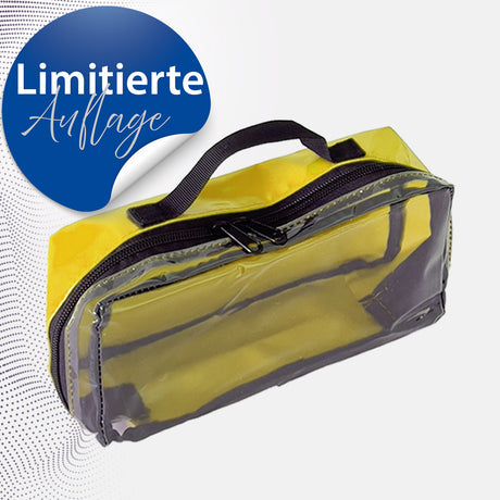 Modultasche Bordorganisation aus Plane in Neongelb mit hoher Sichtbarkeit an Bord