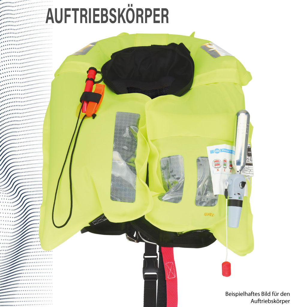Auftriebskammer der SOSTECHNIC AERO 160 mit 160N Auftrieb und ohnmachtssicherer Wasserlage