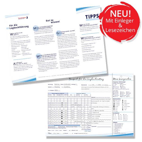 Yacht Logbuch, Charter, Skipper, Checkliste, DSV, Schiffsführer, Sailpartner, Wachplan, Wacheinteilung, Sprechfunkverfahren, Notrollen, FOR-DEC, Crewvertrag, Creweinweisung, Yachtübernahme, Logbuchführung, Logbucheintrag