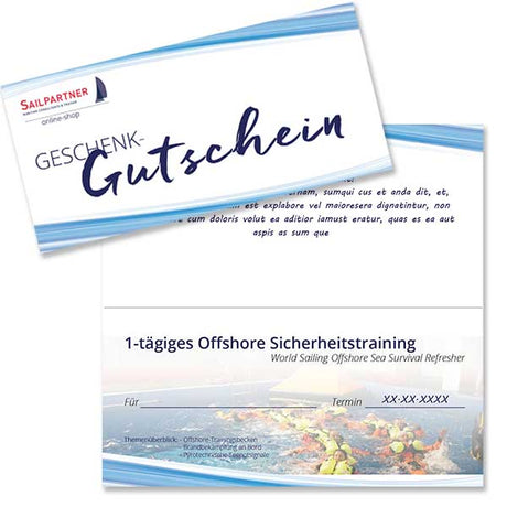 ISAF, World Sailing Sicherheitstraining, Offshore Sea Survival Refresher Course