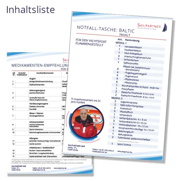 Erste-Hilfe Notfall-Tasche BALTIC (gefüllt)