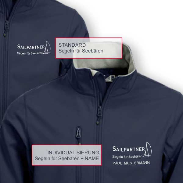 SEEBÄREN Softshell Segeljacke - Herren